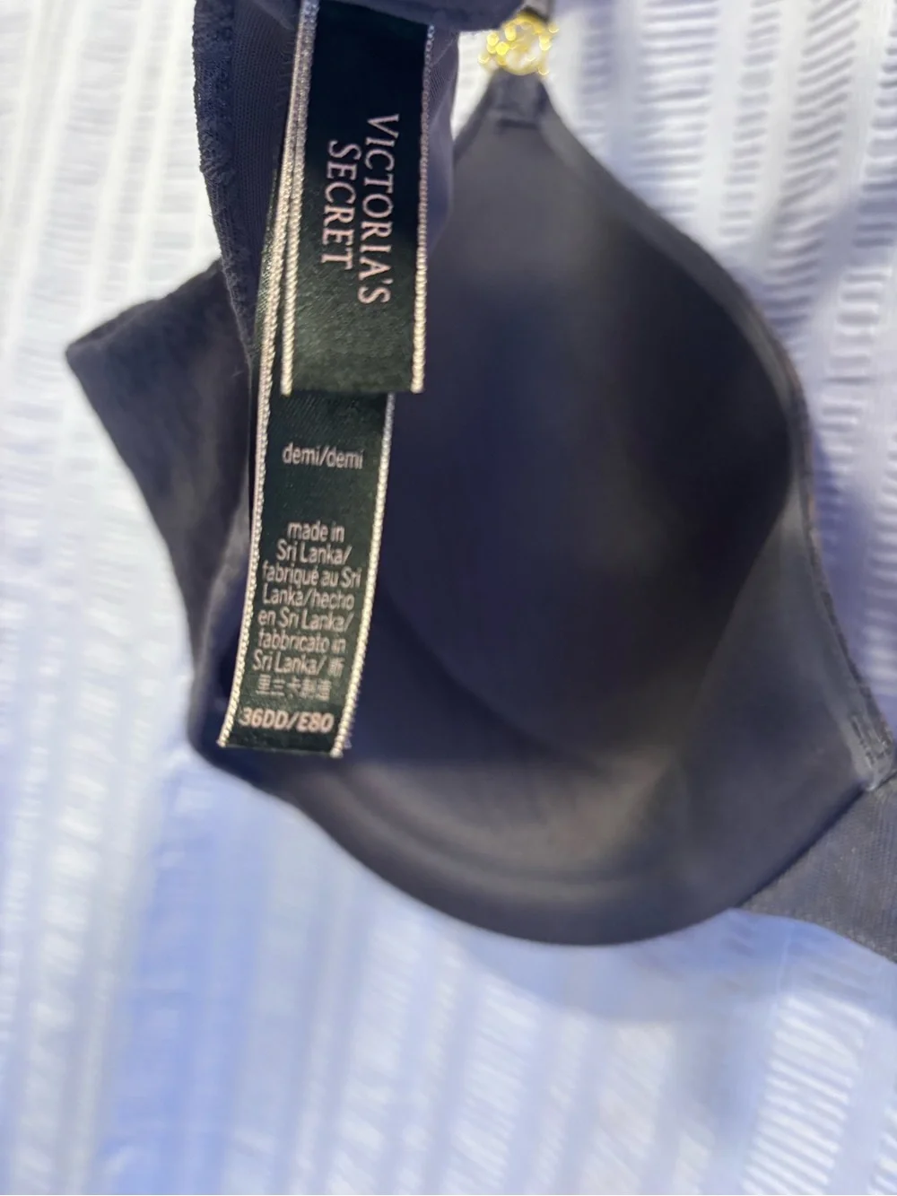 Victoria's Secret Charcoal Gray Molded Underwire Bra